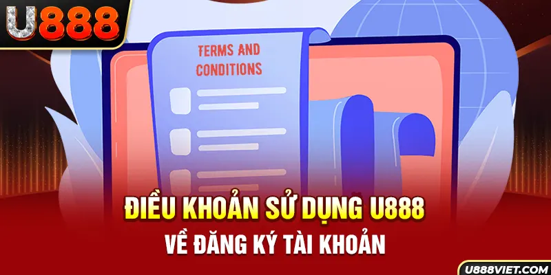 Điều khoản sử dụng U888 về đăng ký tài khoản